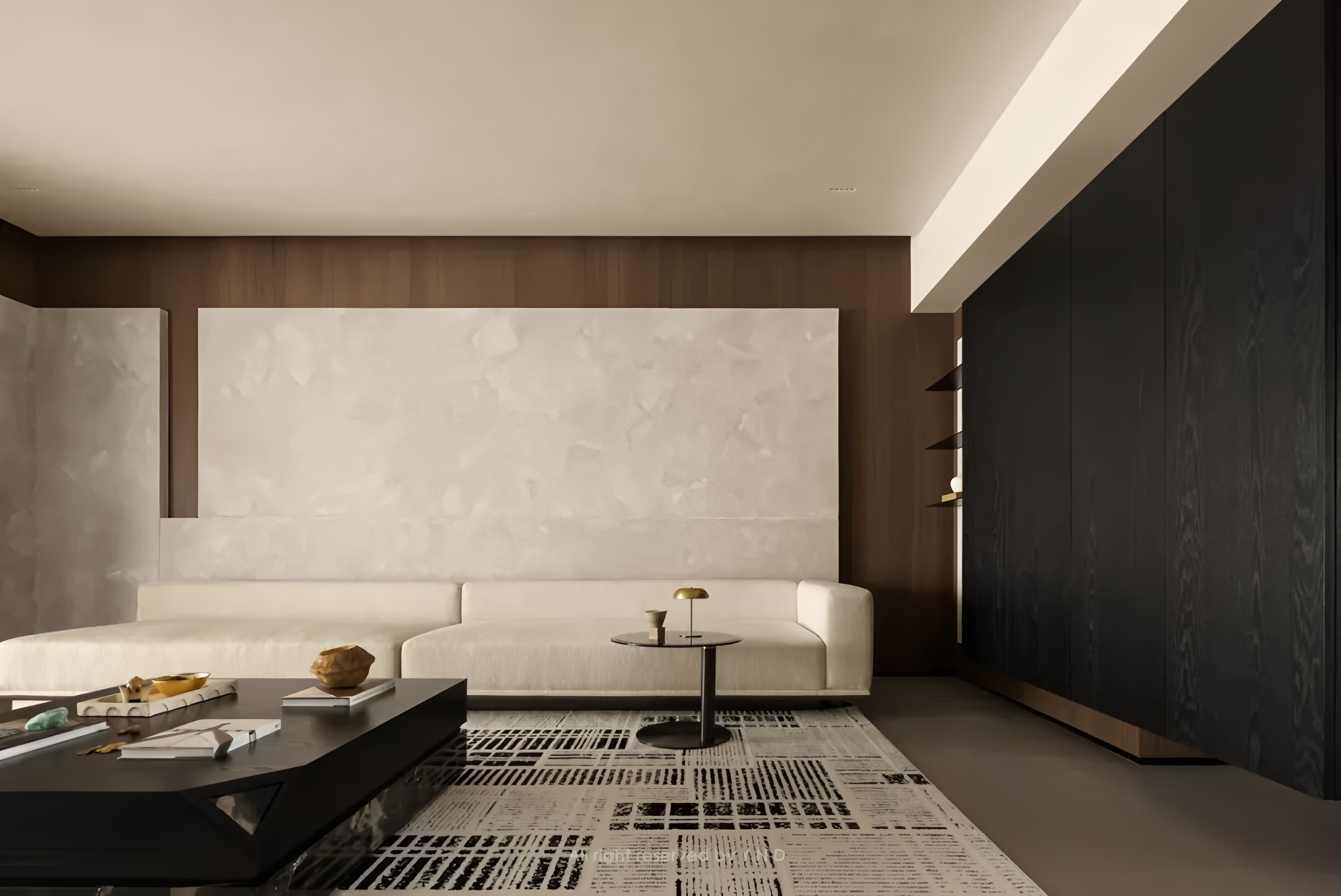 黑咖系 广东·汕头160m²住宅设计丨中国汕头丨伊诺设计Y.N Design-13