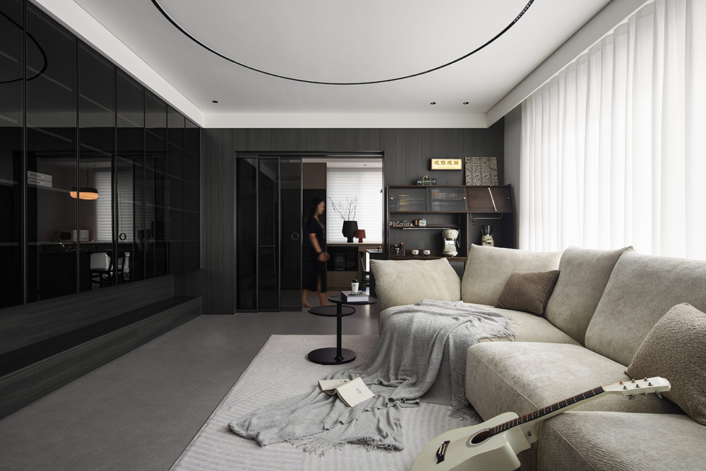 私宅设计:黑白之间,极致简约丨中国成都丨成都宏福樘设计,巴克空间设计-38