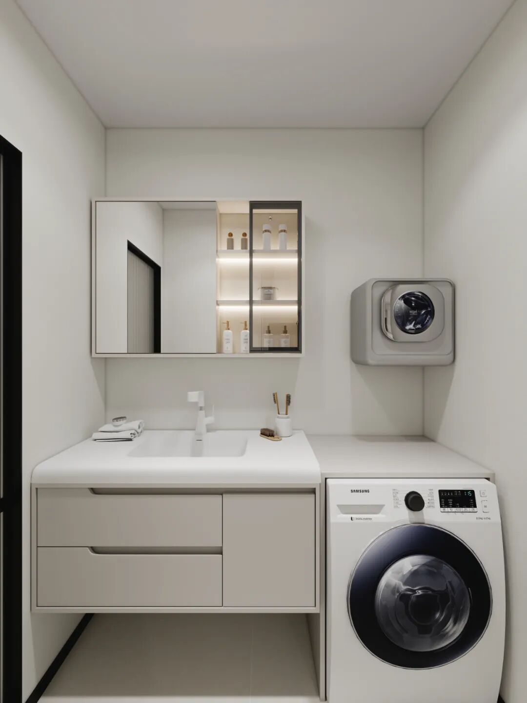 四季花都|108㎡三居室奶油风案例-43