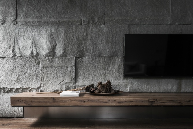 110㎡现代风格珠江太阳城住宅  KD室内设计-0