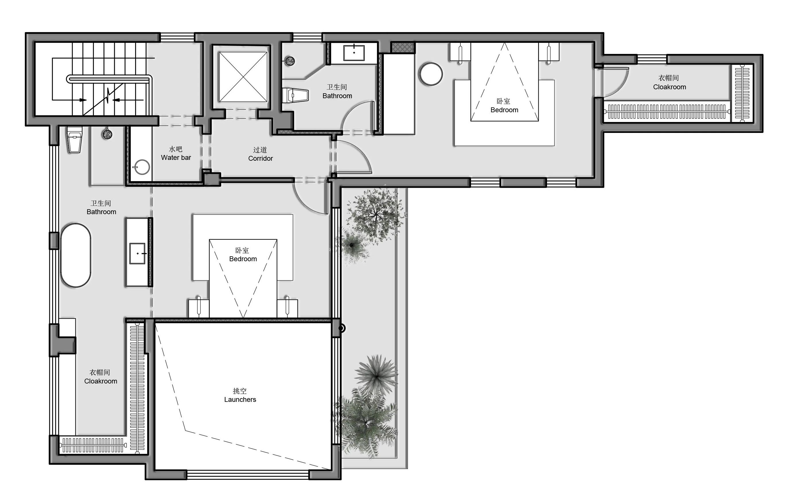 490㎡一人居静谧美宅丨中国北京丨尚层别墅装饰北京分公司-67