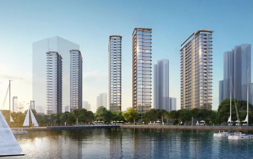 轮渡湾海洋经济活力区年青力社区项目(海岸天珺)丨中国青岛丨方案北京大象建筑设计,施工图青岛市民用建筑设计院-3