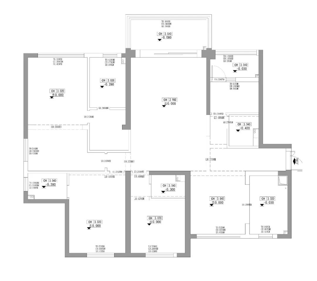 碧桂园中式平层大宅丨金螳螂·家怀化店-3