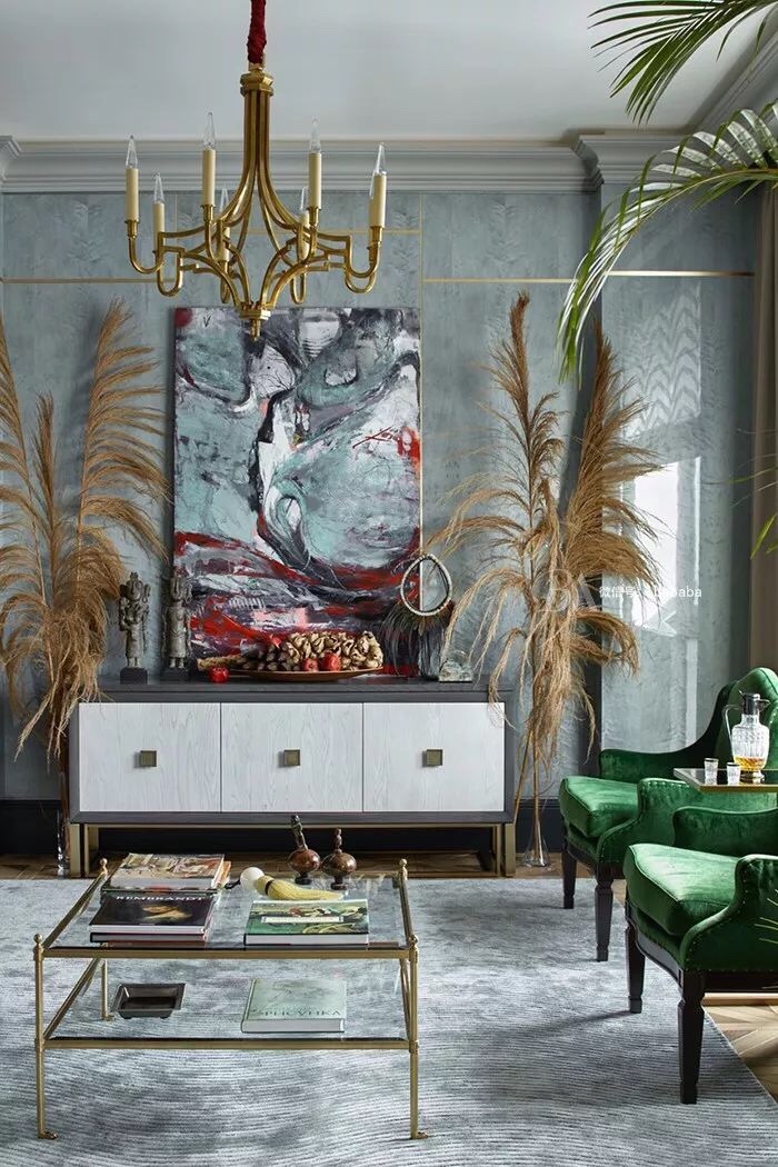 高级灰+绿色，自然派氧气空间：撩人上演都市新优雅-9