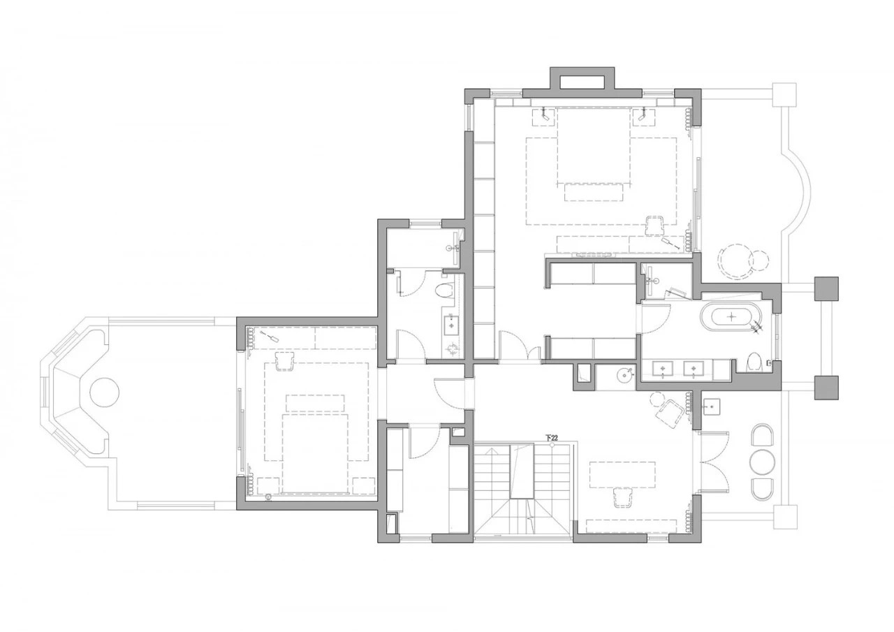 亦鉴设计 | 上海浦东·绿洲千岛花园550m2 私宅-41