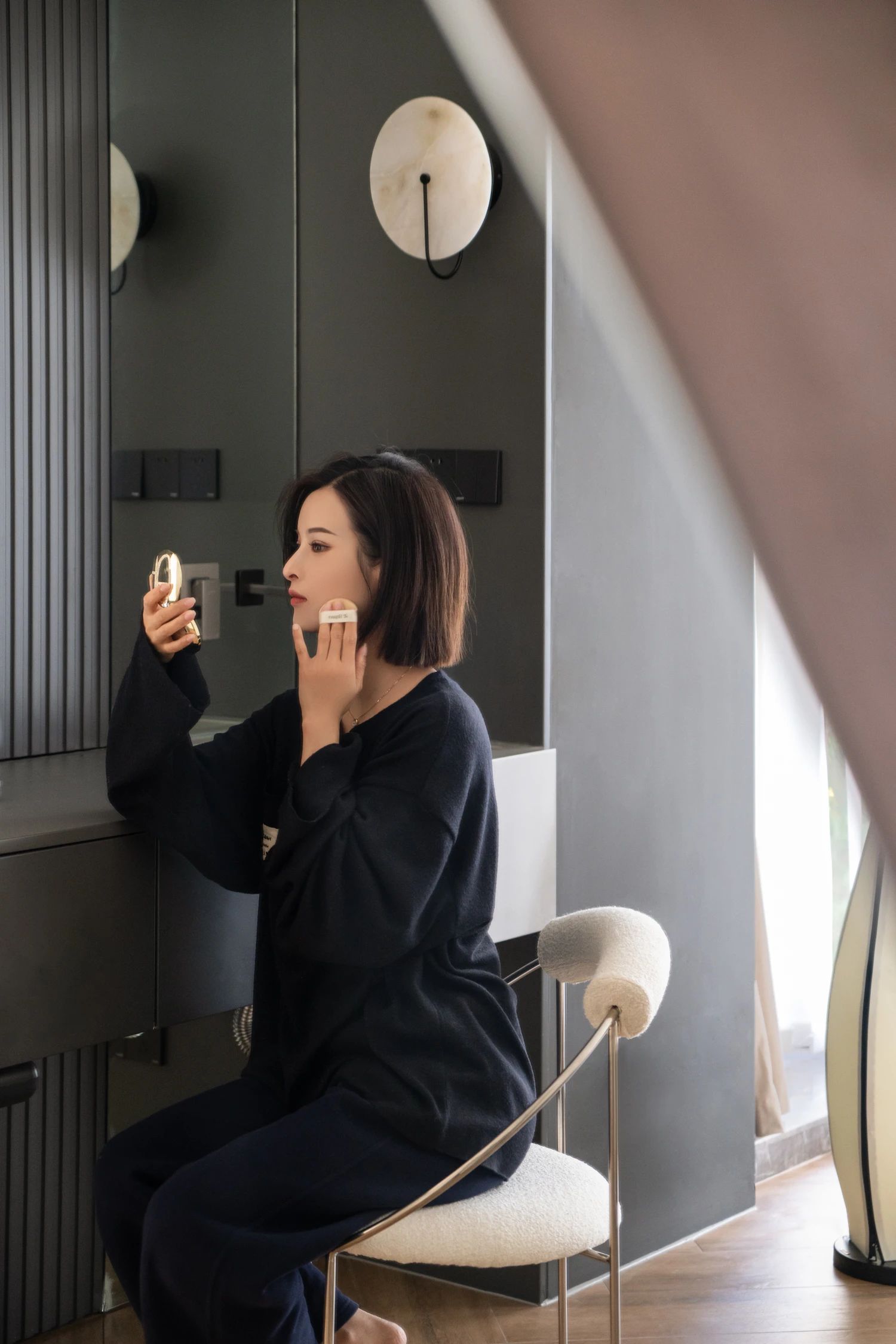 奶白轻法式住宅设计丨中国杭州丨文青设计-53