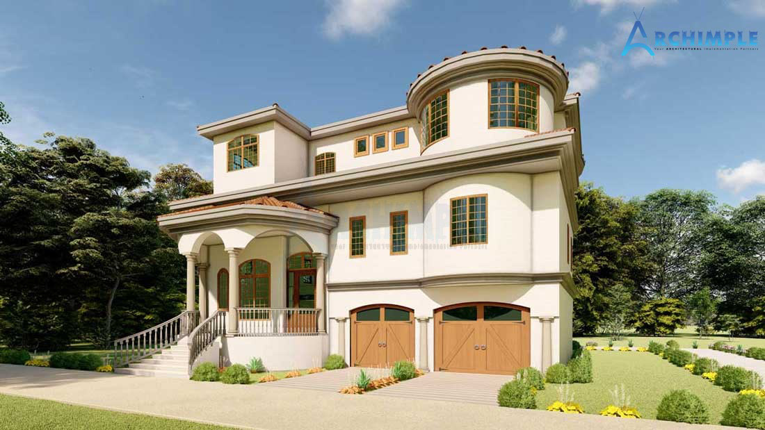 地中海风格别墅设计-11