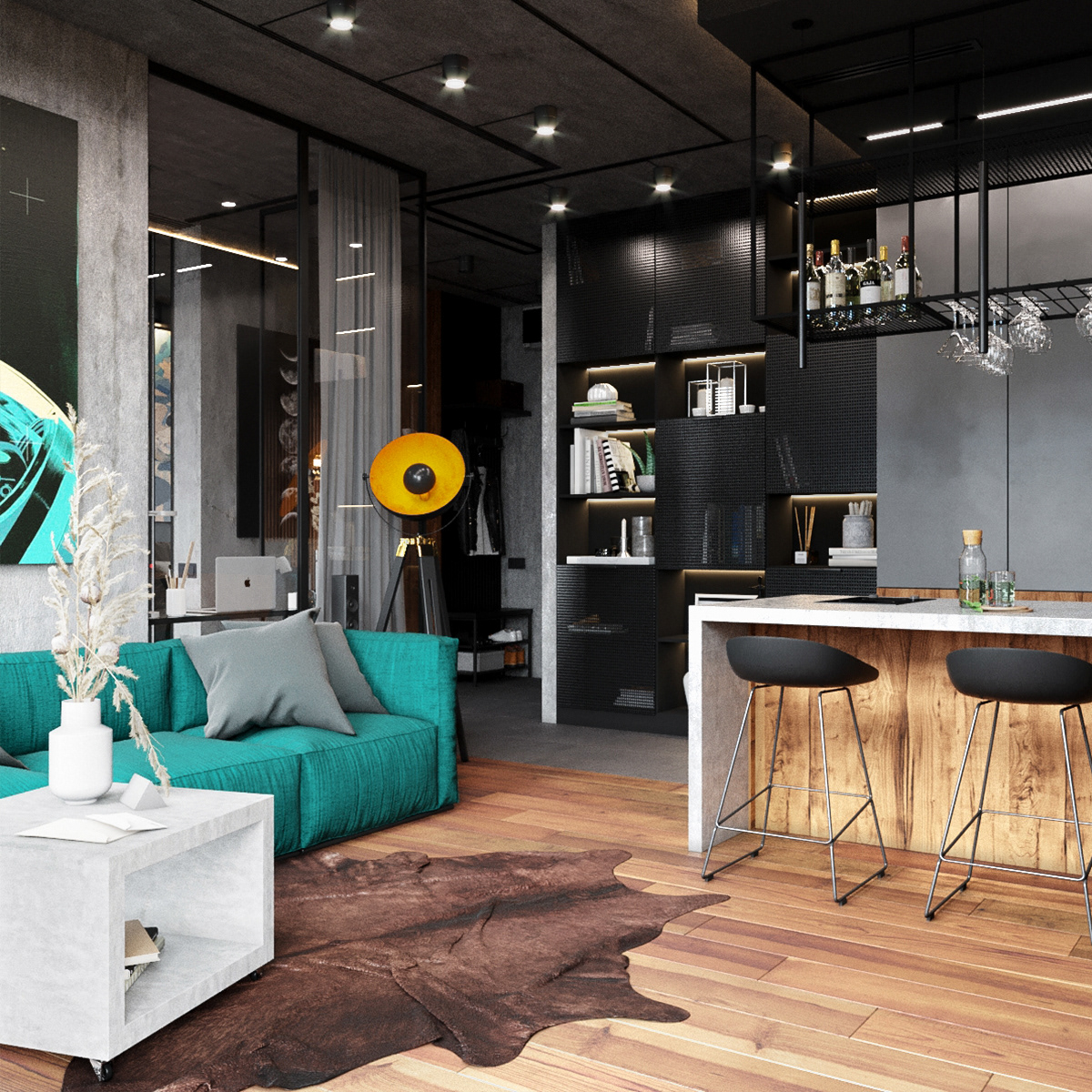 年轻人都爱的混搭风私宅设计-6