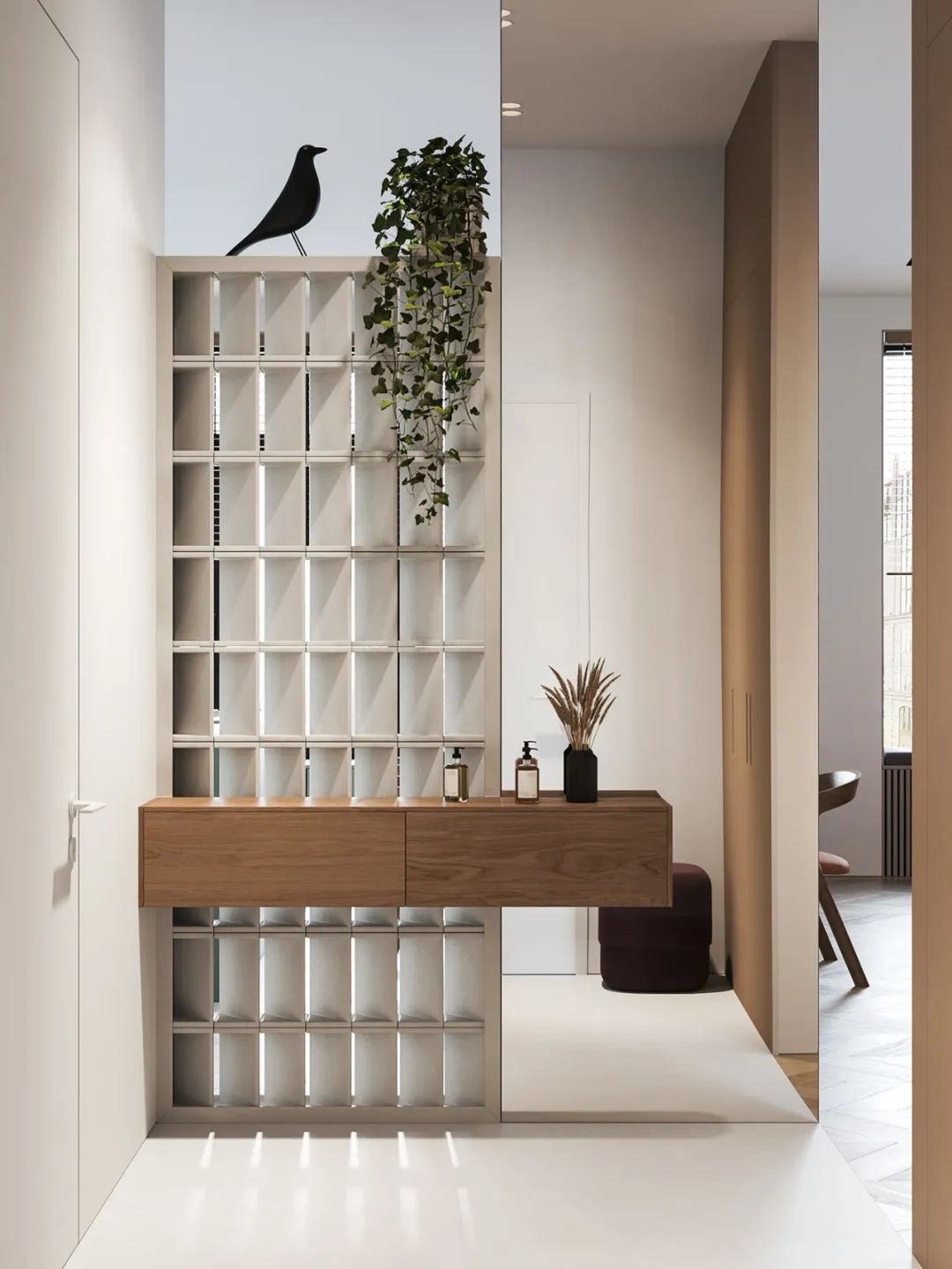 500㎡联排别墅,现代东方诗意空间丨东易日盛北京原创别墅分公司-49