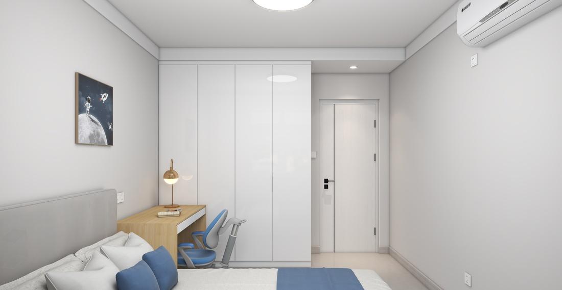 100 平现代简约三室两厅住宅设计-15