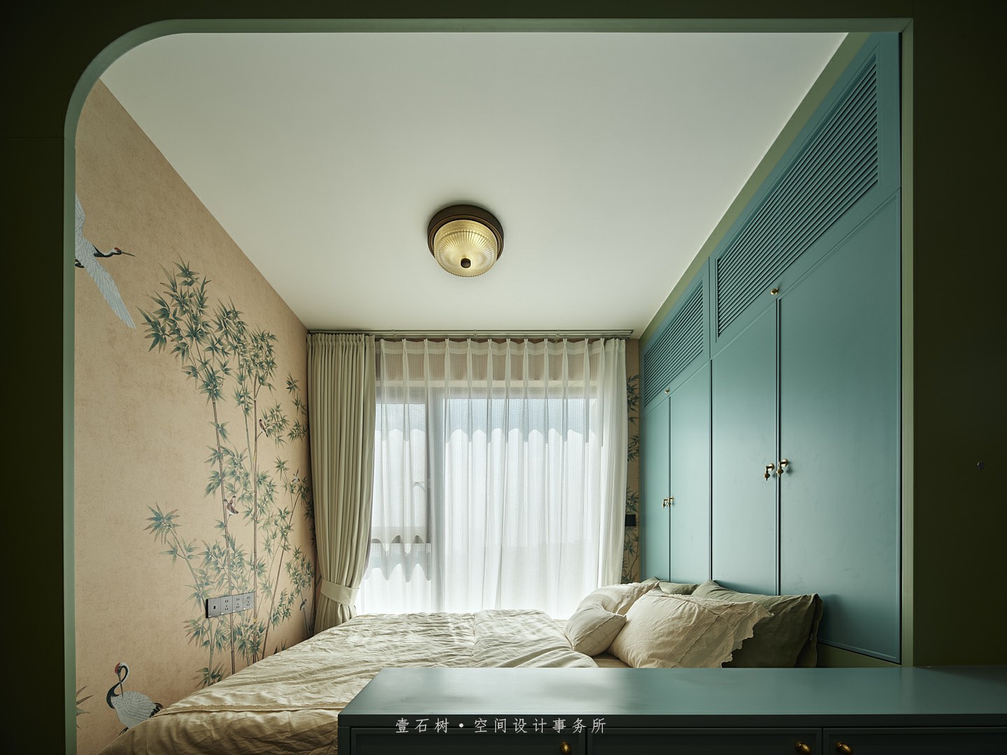 荣誉花园复古风格设计丨壹石樹空间设计事务所-70