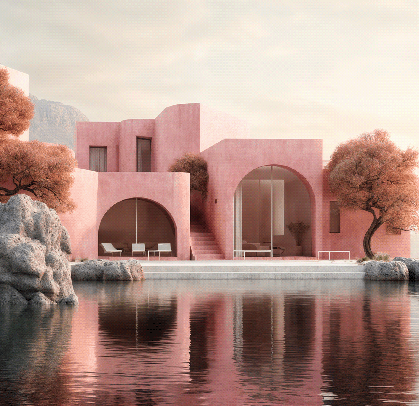 野兽派水上别墅丨意大利丨Cristina La Porta Studio-11