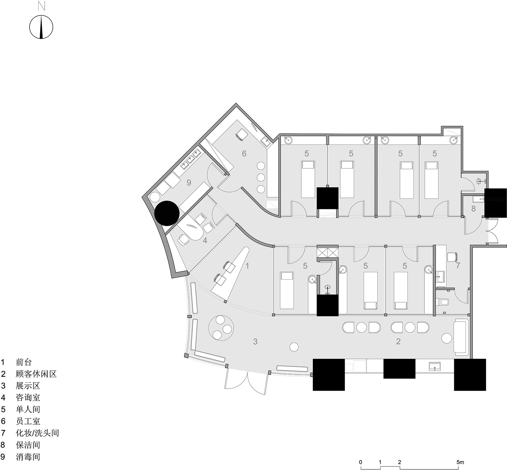 水仙之美美容连锁店设计,北京 / 槃达中国-68