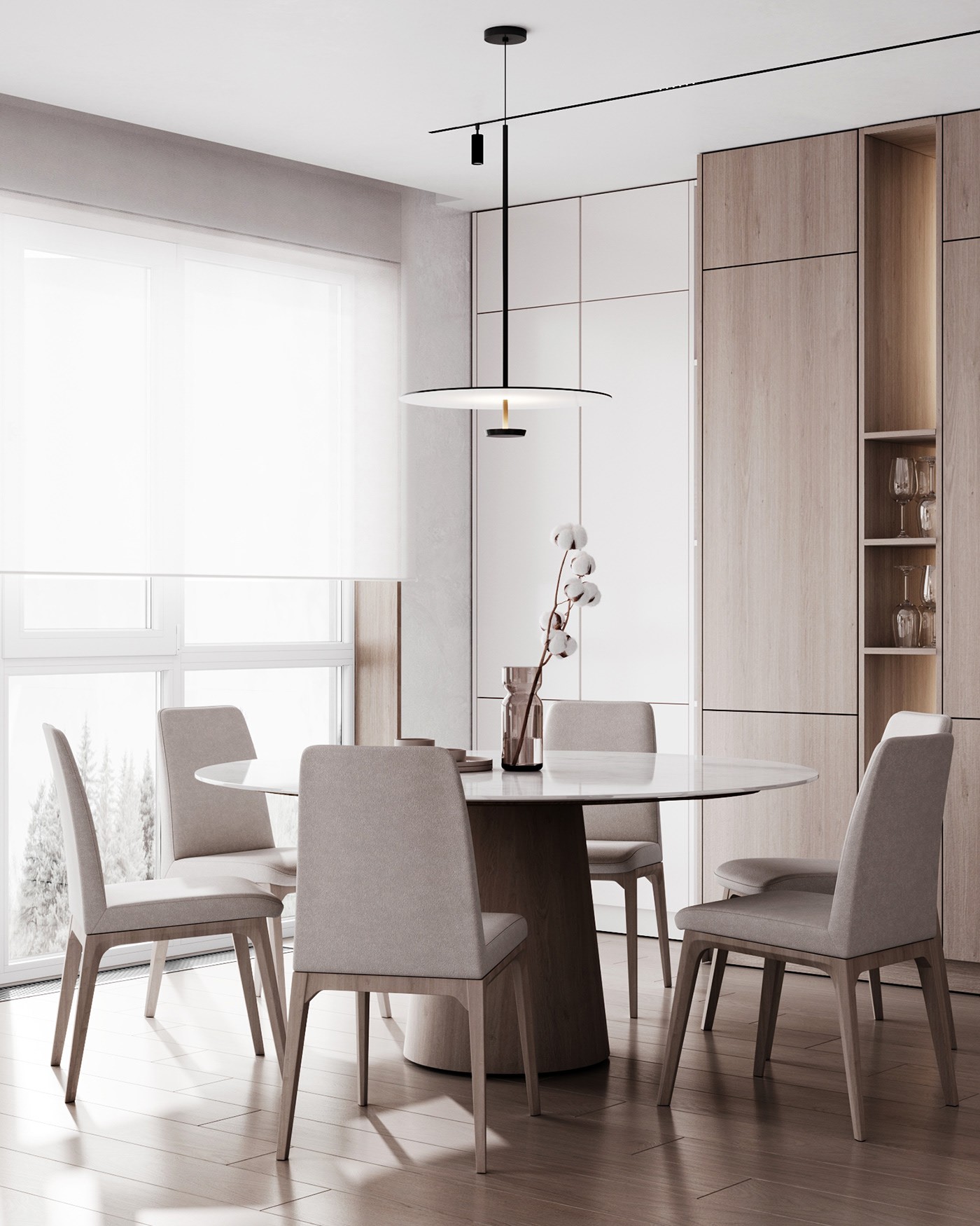 73㎡浅色系公寓设计 既舒适又温馨！-12