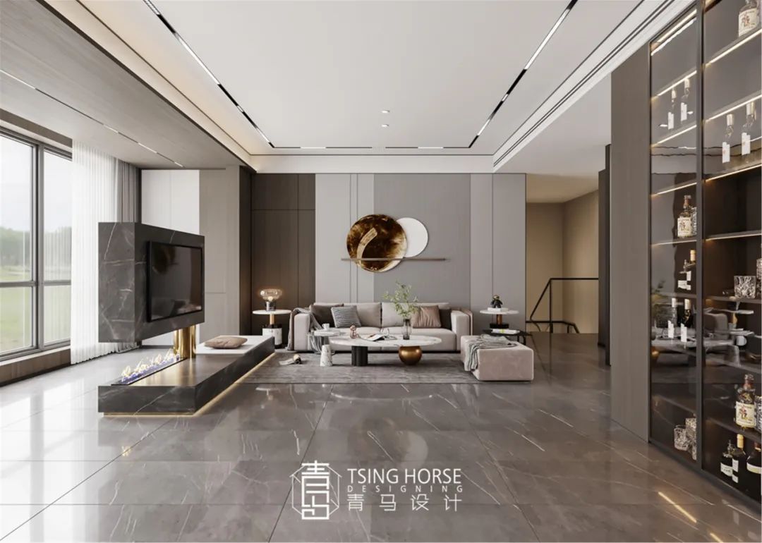 信达美墅现代简约复式空间设计丨青马别墅空间设计-53