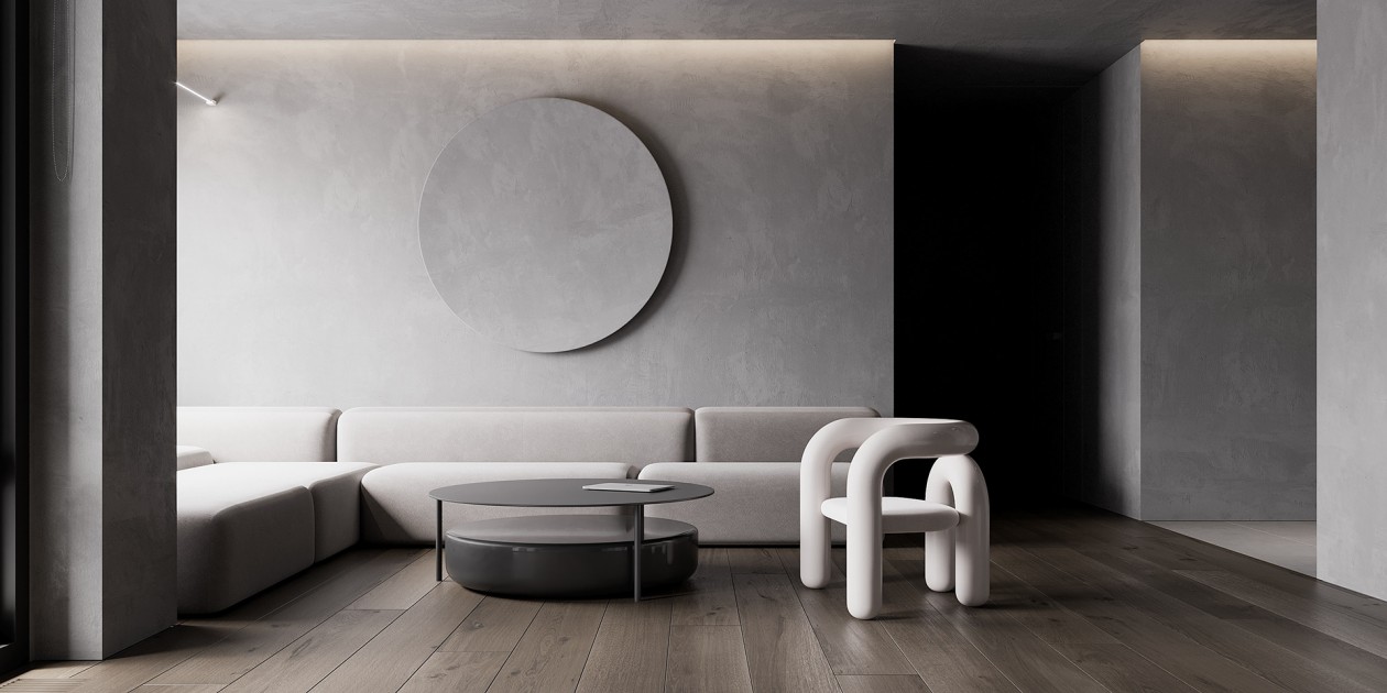 170㎡简约风公寓 舒适而时尚，-3