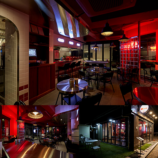 光影营造独特氛围的 18 坪小酒馆设计-1