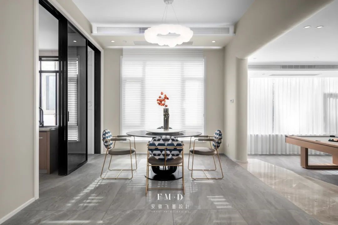 飞墨新作||230㎡休闲大平层，超大客厅+中西厨，标配体系完善多种套间，模范设计！-14