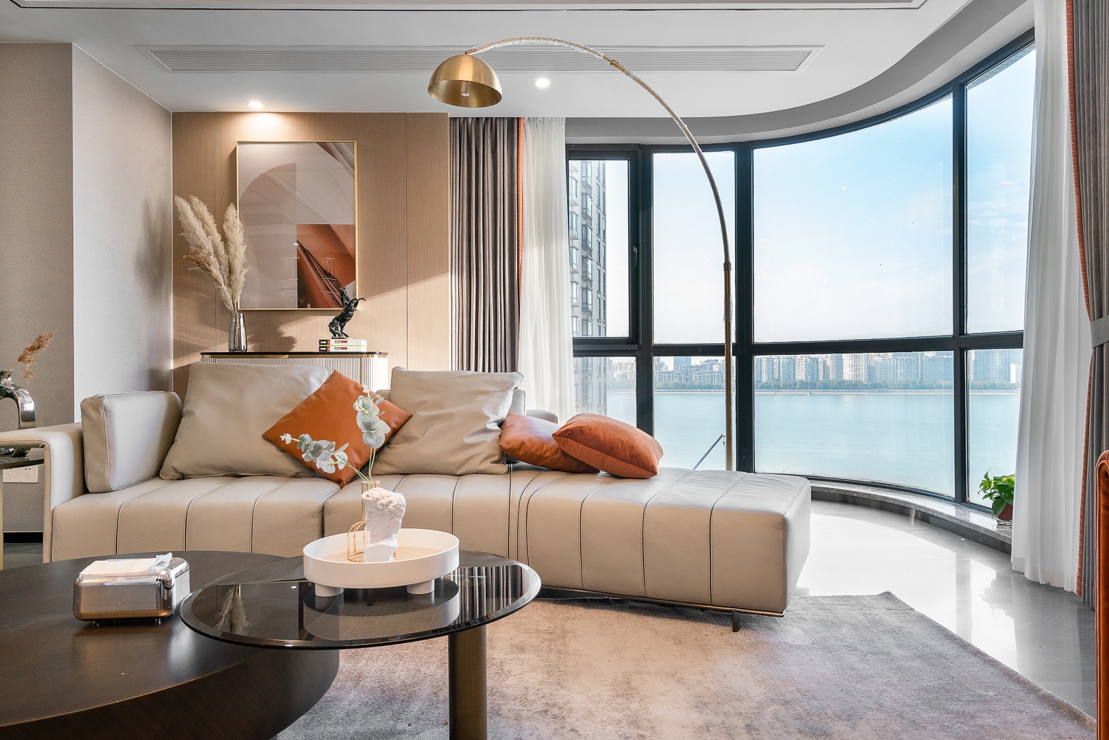 127㎡独具一格的江景房设计-13