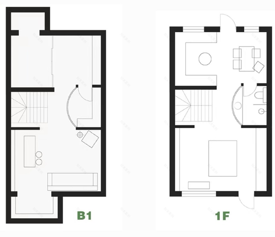 多层别墅改造丨中国天津丨乔和桥治建筑实验室-57