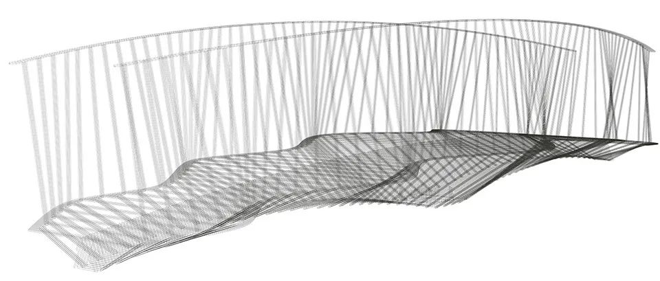 仿生“硬骨鱼”桥梁 · 摇摆桥设计丨英国伦敦丨Tonkin Liu-30