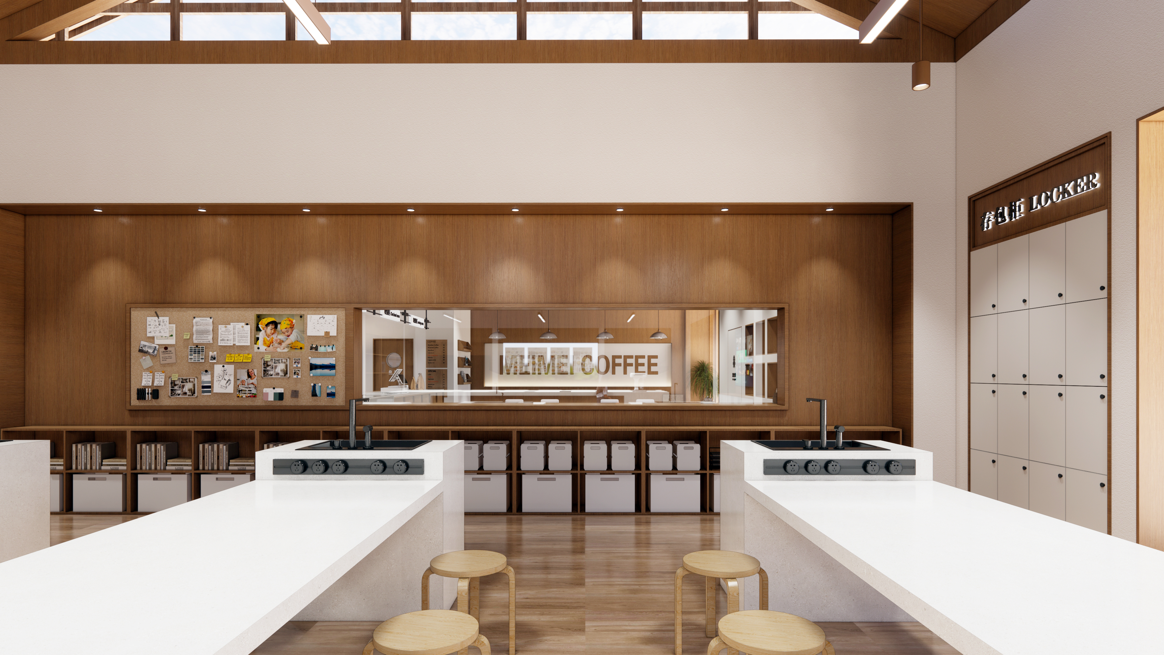 咖啡店 / 亲子空间·咖啡&烘焙工坊空间设计-3
