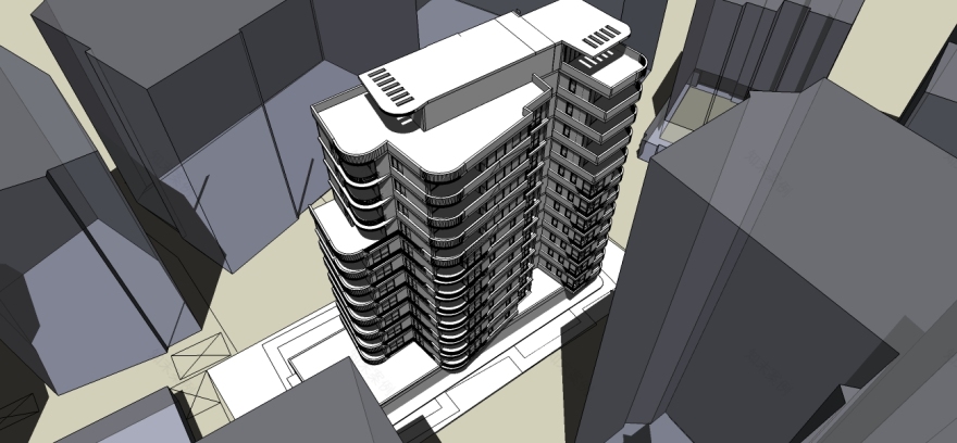 Petek 公寓建筑概念设计-21