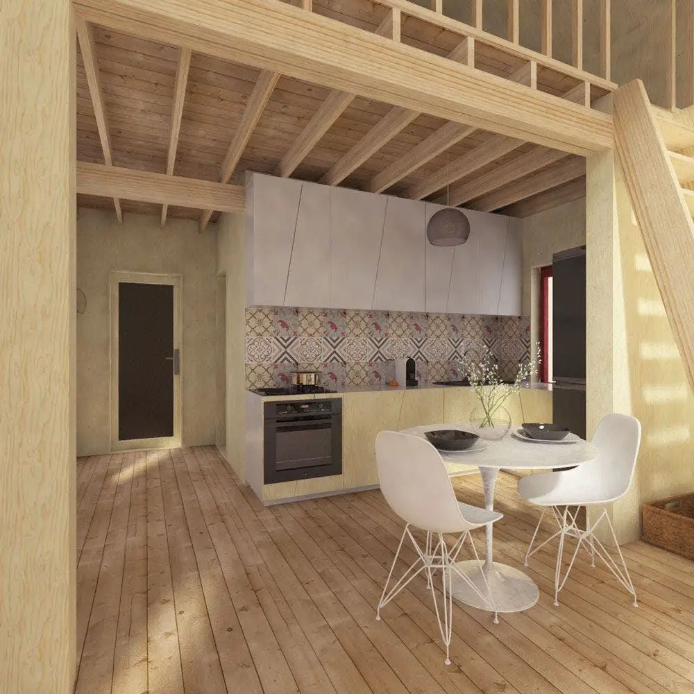 33 平米小户型现代住宅设计-4