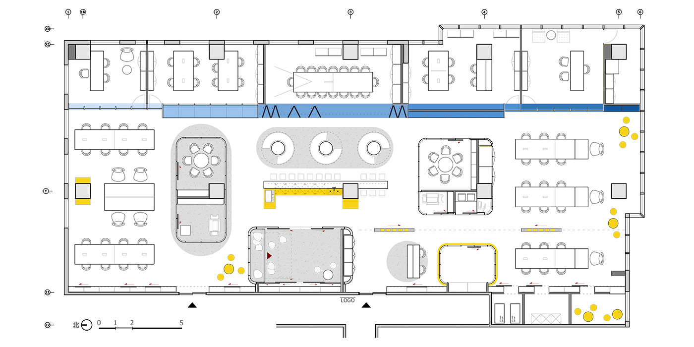 北京 LEEGE 办公室 | 创意组合空间,自然的色彩与叶形元素-72