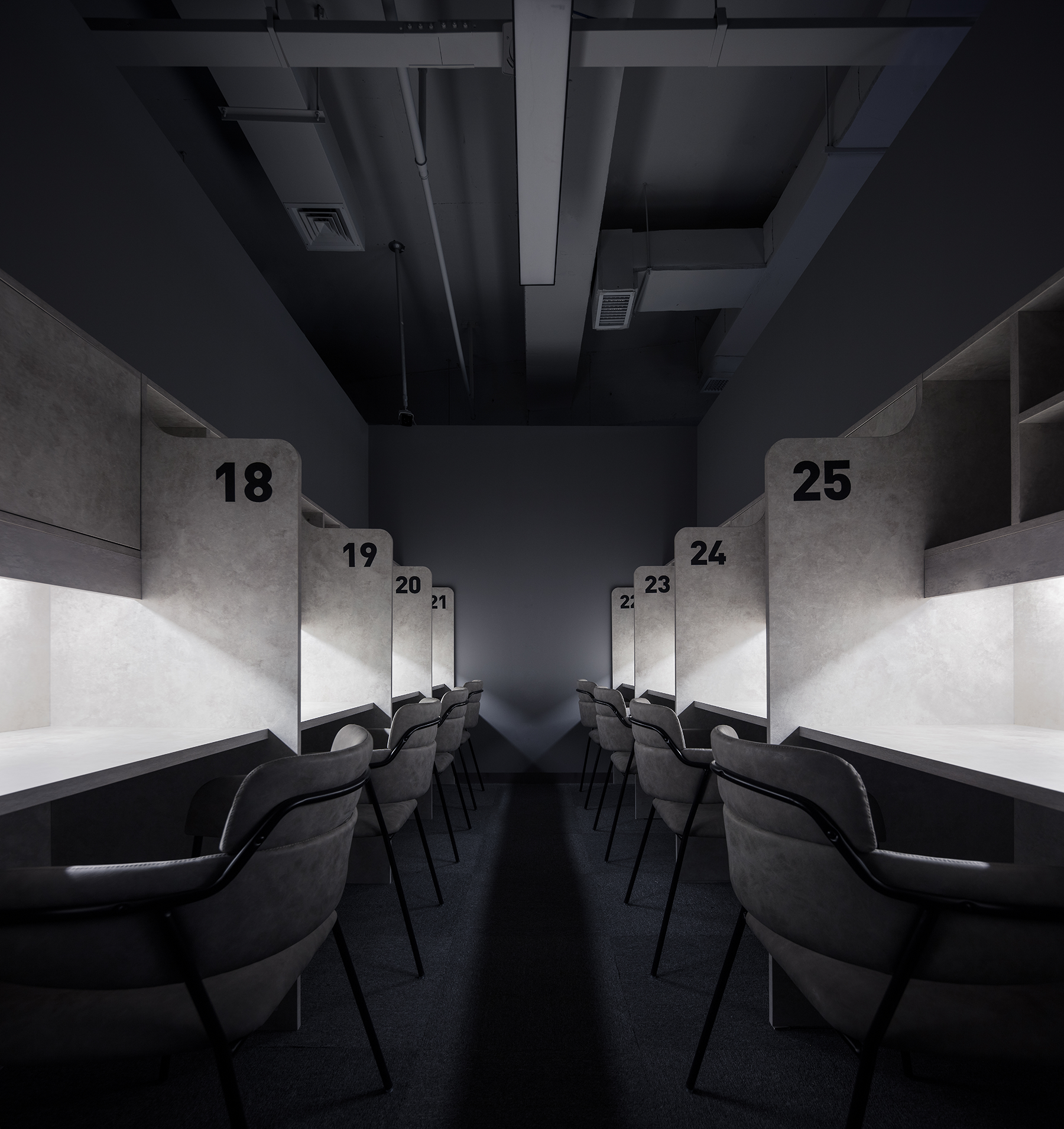 众独空间沉浸式自习室丨中国武汉丨止璞造白-22