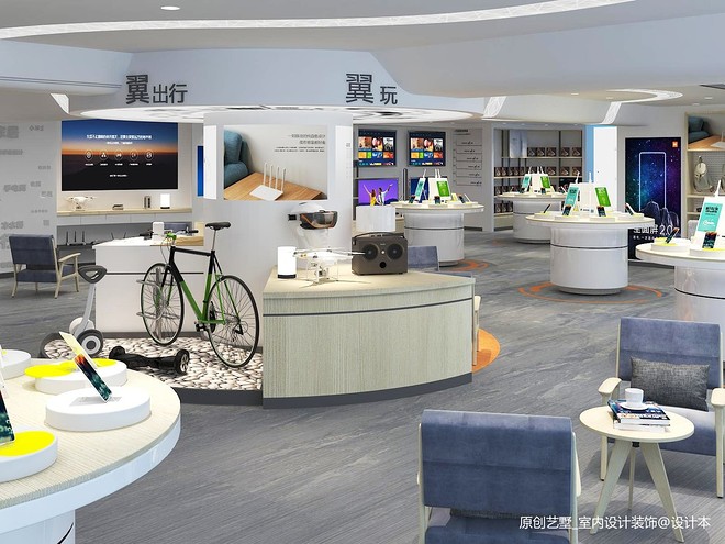 97万元商业展示800平米装修案例-12