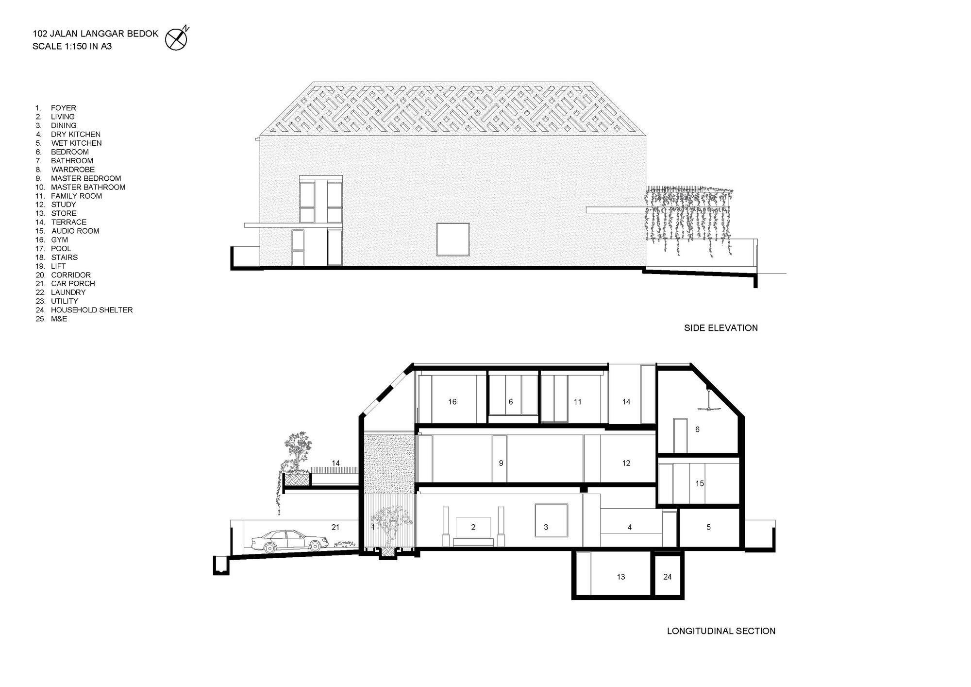 具体的阴阳屋丨新加坡丨HYLA Architects-31
