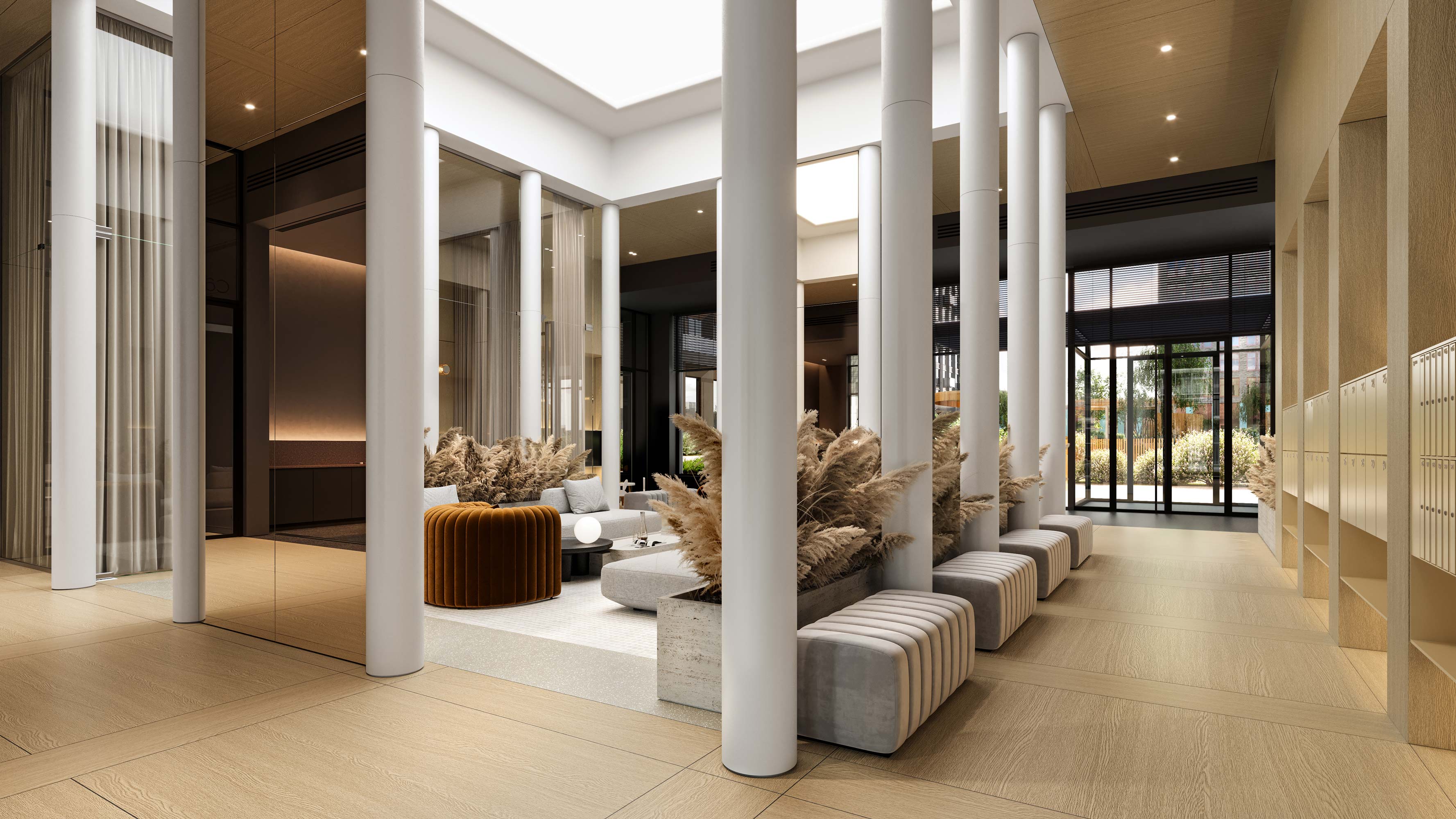 罗巴切夫斯基广场（小区门厅）丨BUROWHITE-16