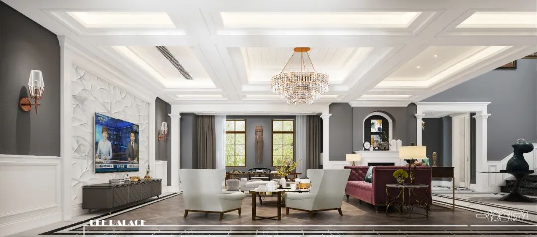 合肥现代简欧独栋别墅 | 休闲娱乐一体,打造温暖家居空间-4