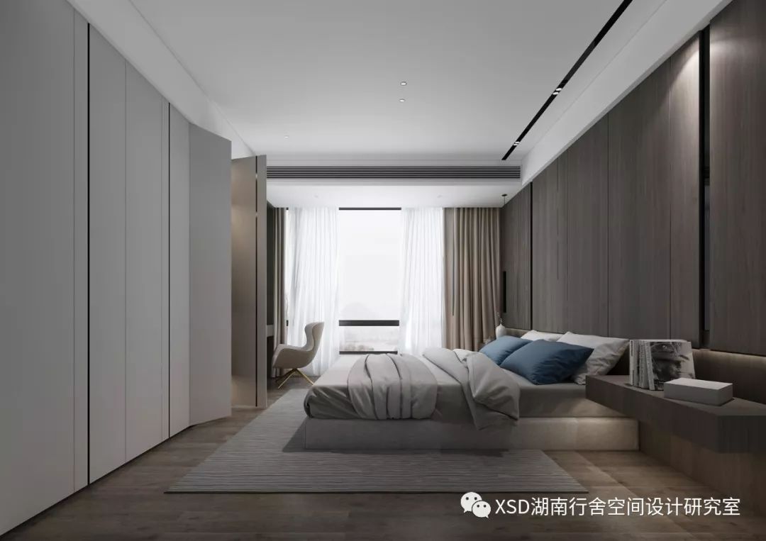 极简高级黑,打造梅溪湖一线湖景大平层-35
