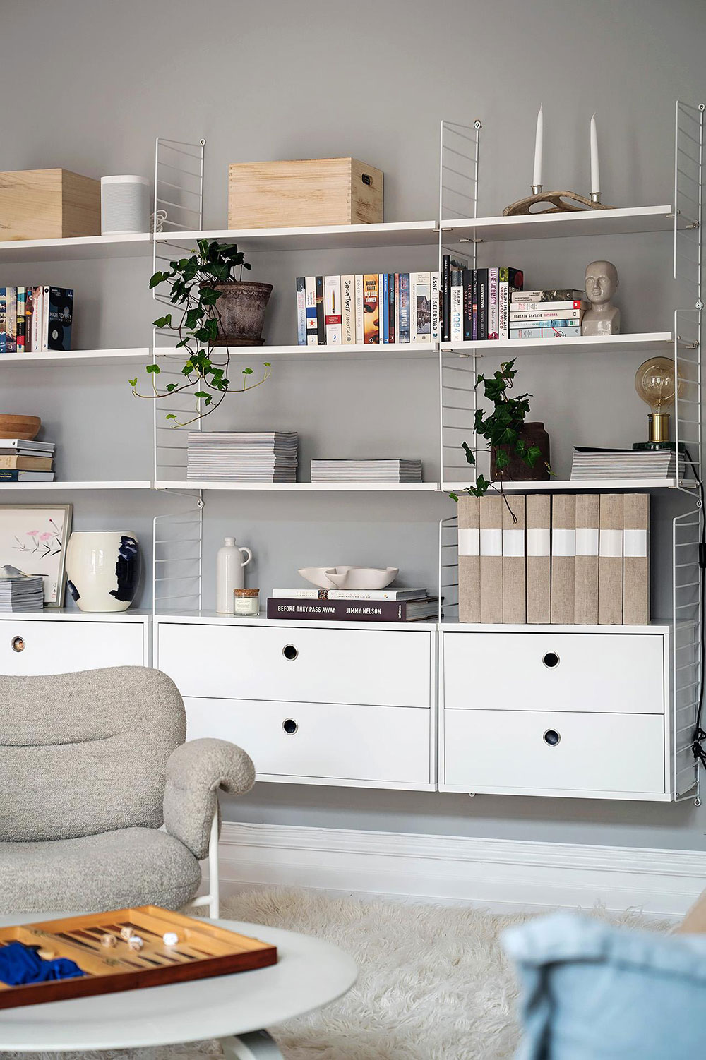 温馨与冷静的完美融合 | 81 平米瑞典公寓设计-12