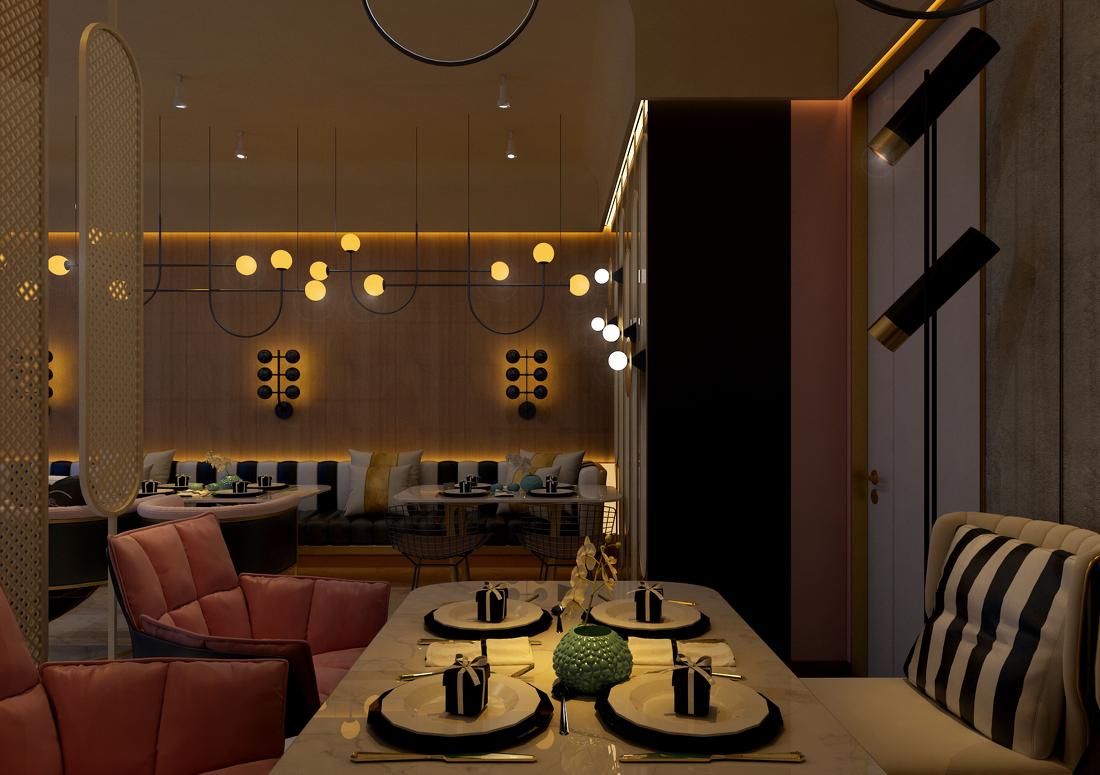沈阳浑南幸运之城西餐厅设计-52