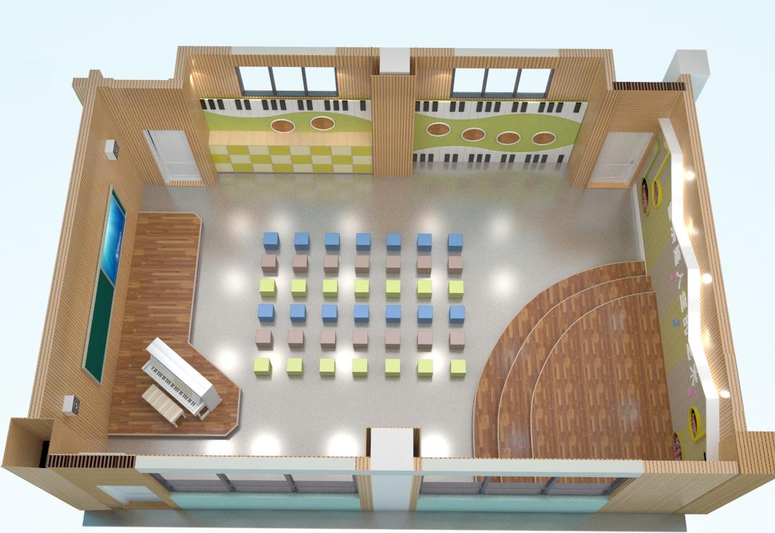 全日制小学培训教室设计改造-2