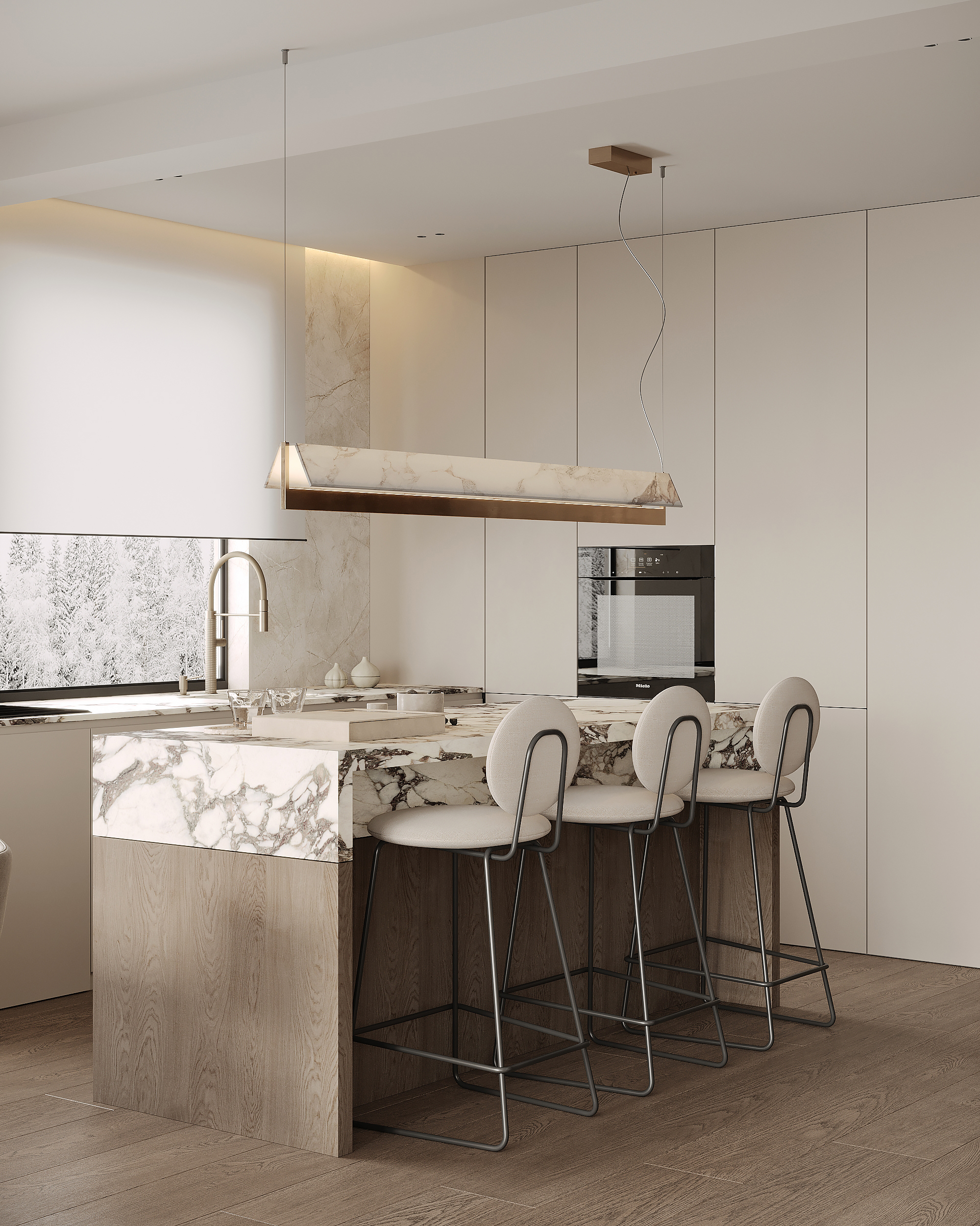 奢华；豪华（在一些语境中常与高端、奢侈相关概念搭配，因不清楚具体语境，此为较常见理解的翻译） 丨PolandKatowice丨Hedo Architects-14