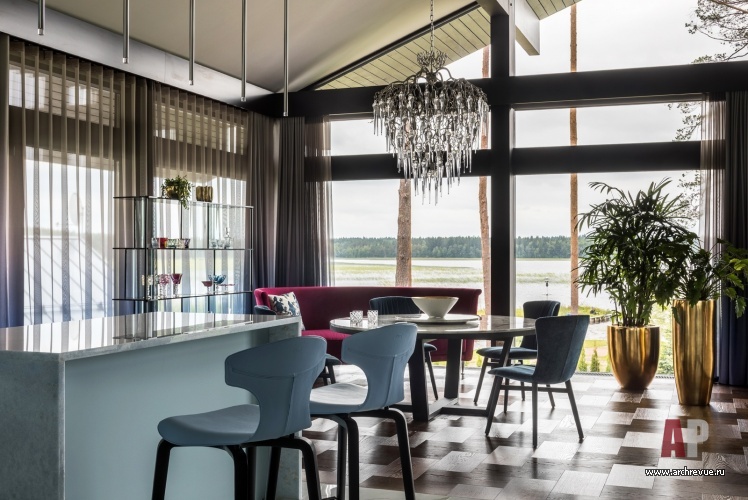 现代半木结构住宅（含室内,景观）丨俄罗斯圣彼得堡丨尤利娅·切尔库恩工作室-25