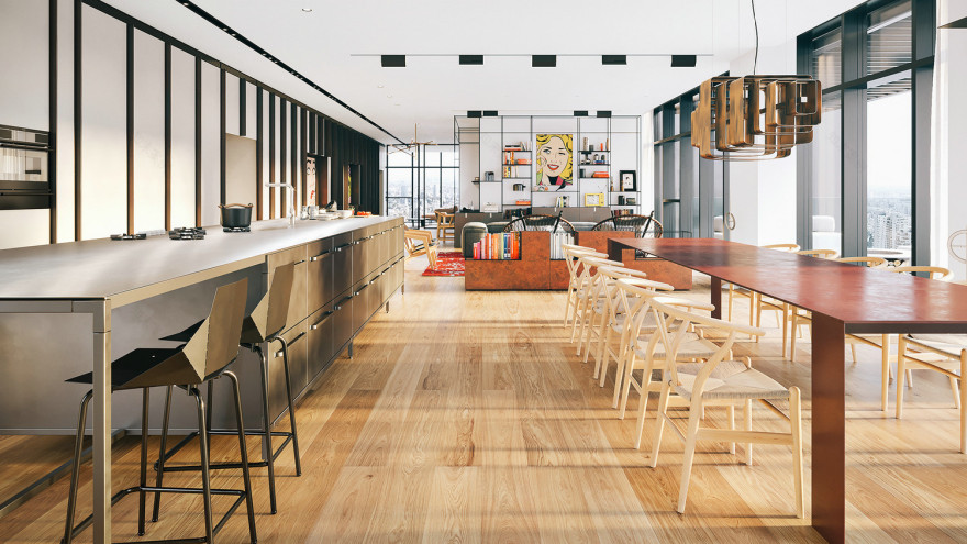 特拉维夫顶层公寓 | 波普艺术风格的室内设计-7