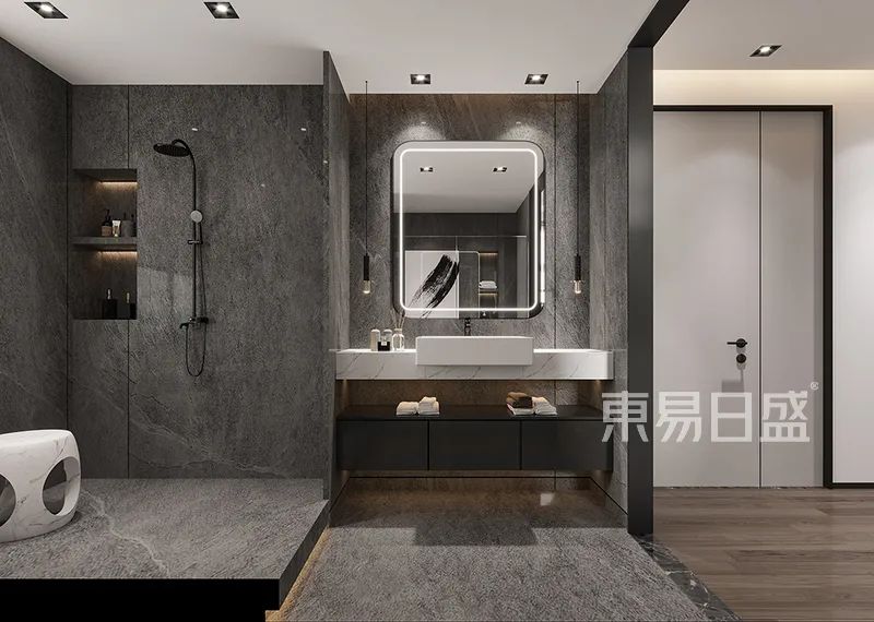 188㎡简约风格大平层装修，安宁和畅的居住理想-31