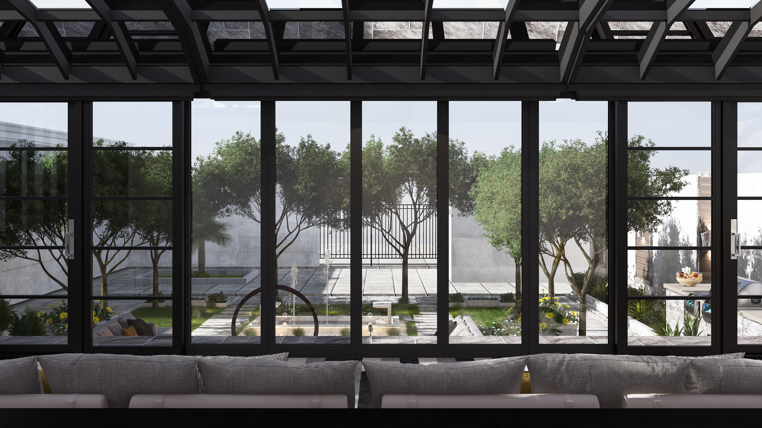 私人别墅景观设计-2