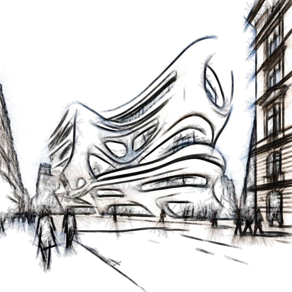 建筑草图丨Bozelos Panagiotis-1