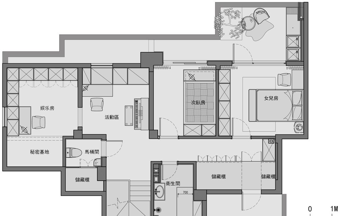 LDK 一体化美式轻奢家居设计-52
