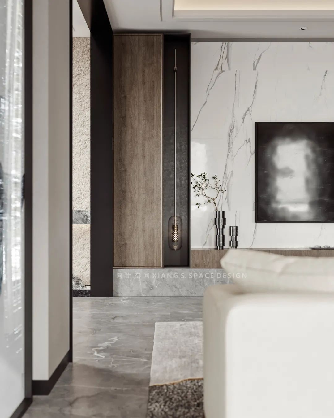 杭州共生别墅,禅意与现代共融-10