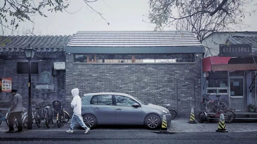 北京胡同中的"空中楼阁" | 国子监胡同空间,大料建筑-82