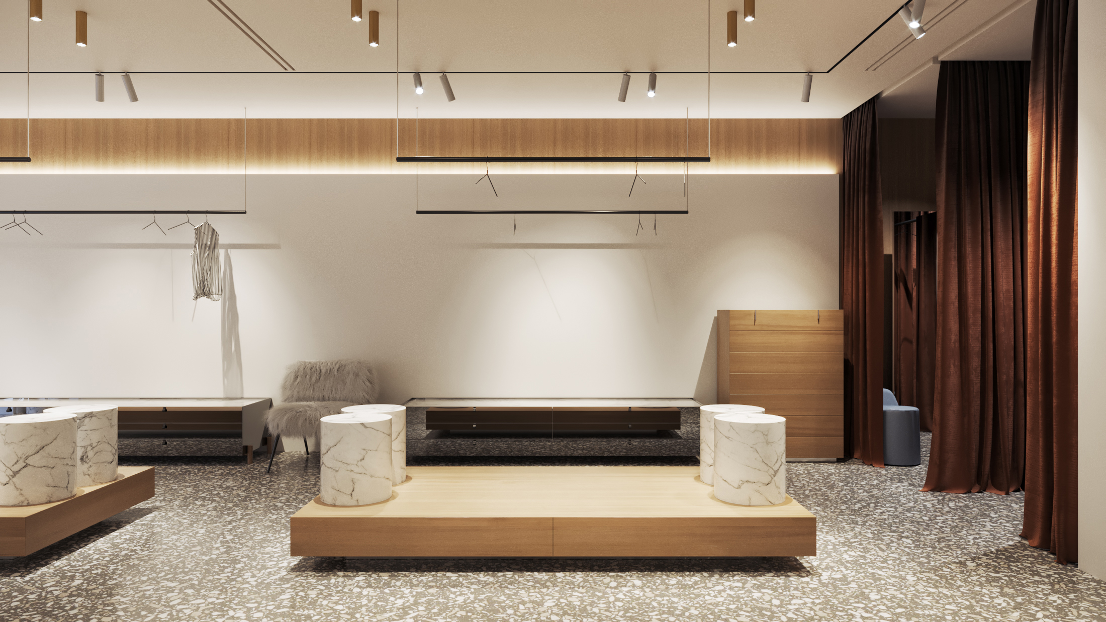 乌克兰 M24 时尚服装店,现代奢华空间-6