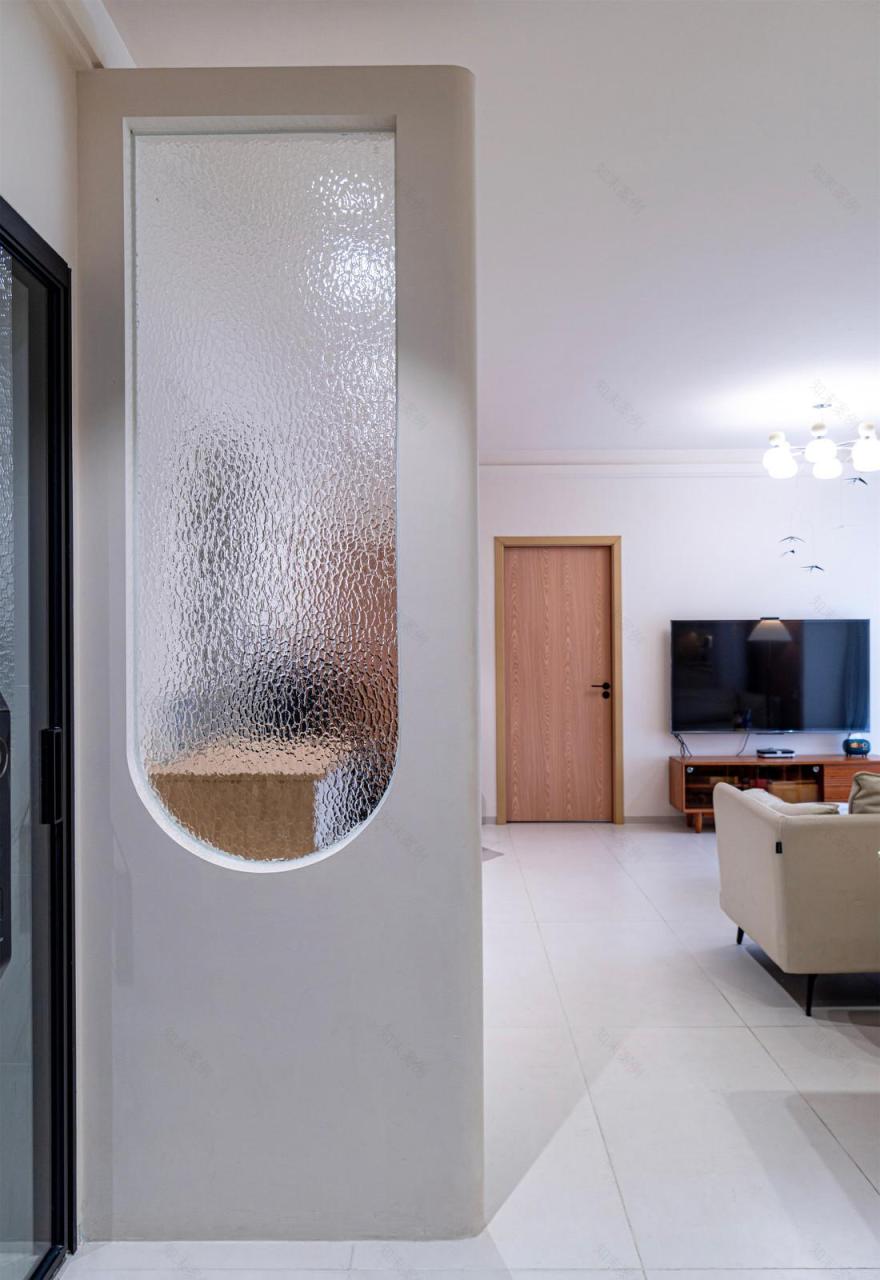 94㎡现代原木风三居室设计-7