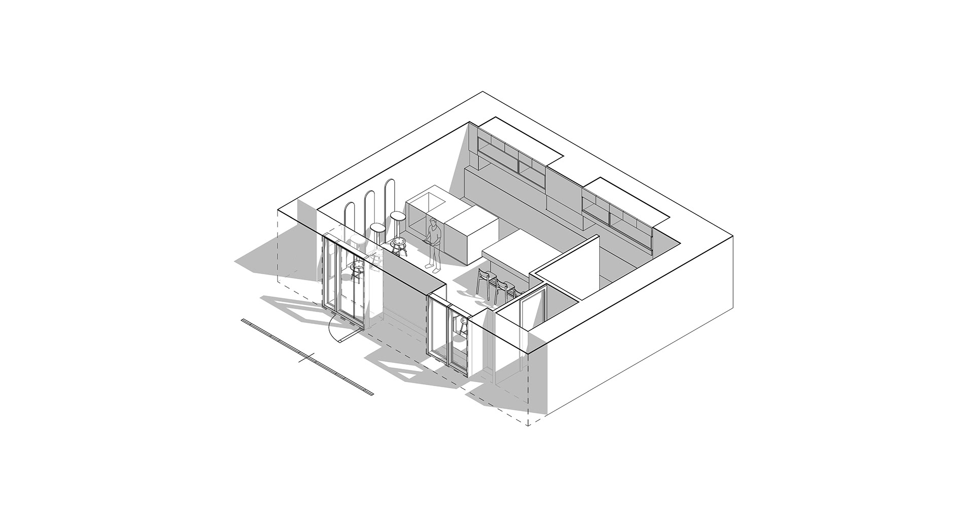 45㎡咖啡店设计-12